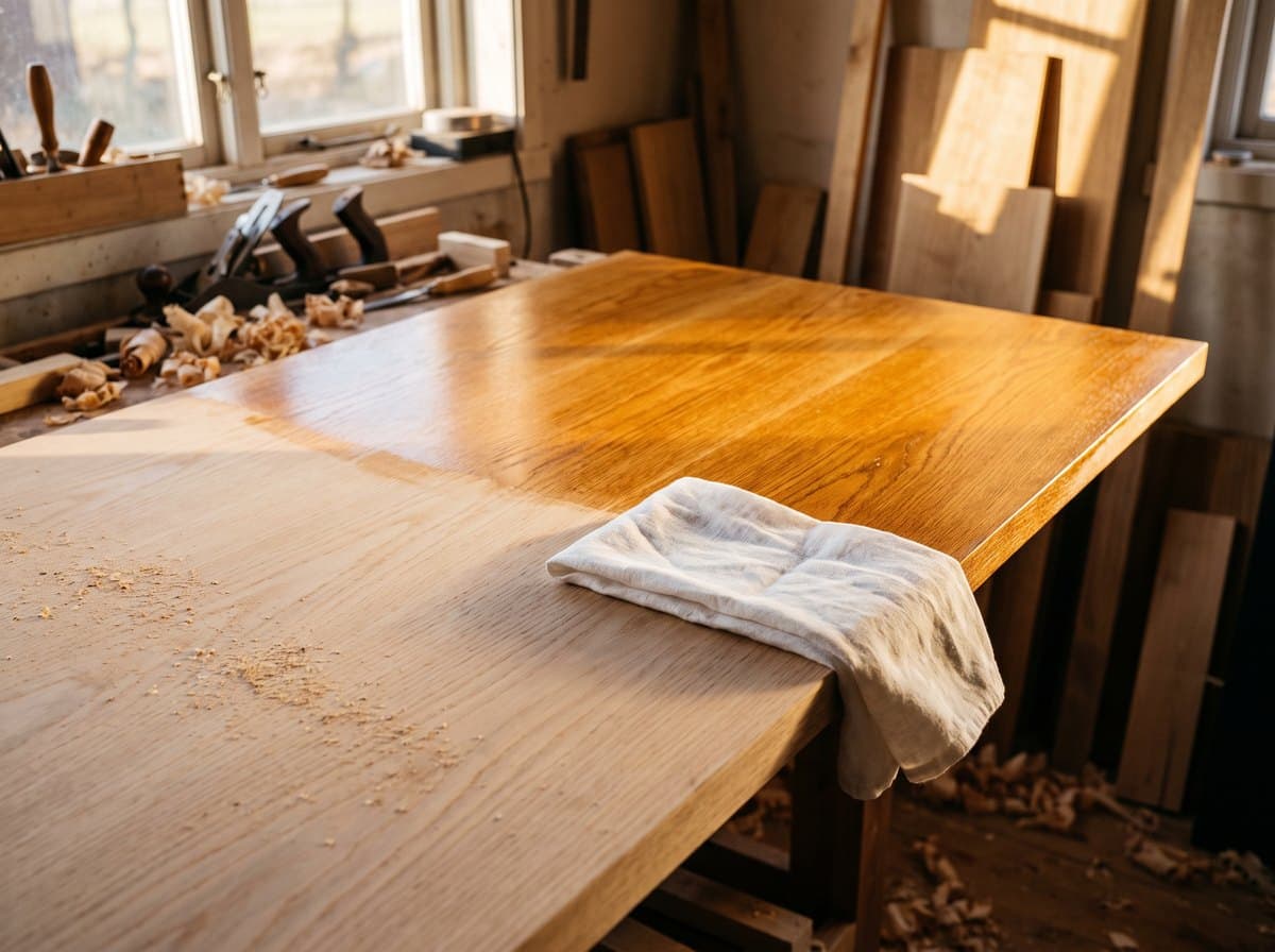 The finish is not the shine — from sandpaper to the final coat